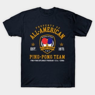 All-American Ping Pong Team T-Shirt